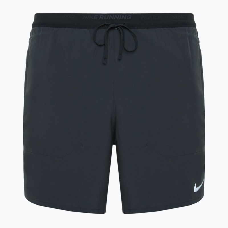 Pánské běžecké šortky Nike Dri-FIT Stride black / black / black / reflective silver