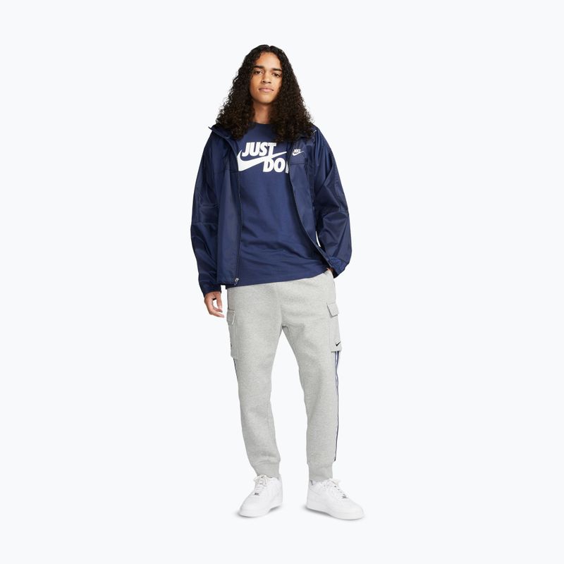 Pánské tričko na lezení Nike Sportswear JDI midnight navy/white 2