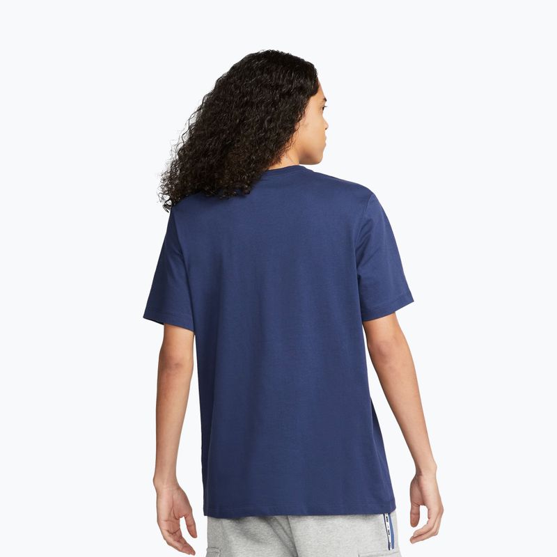 Pánské tričko na lezení Nike Sportswear JDI midnight navy/white 3