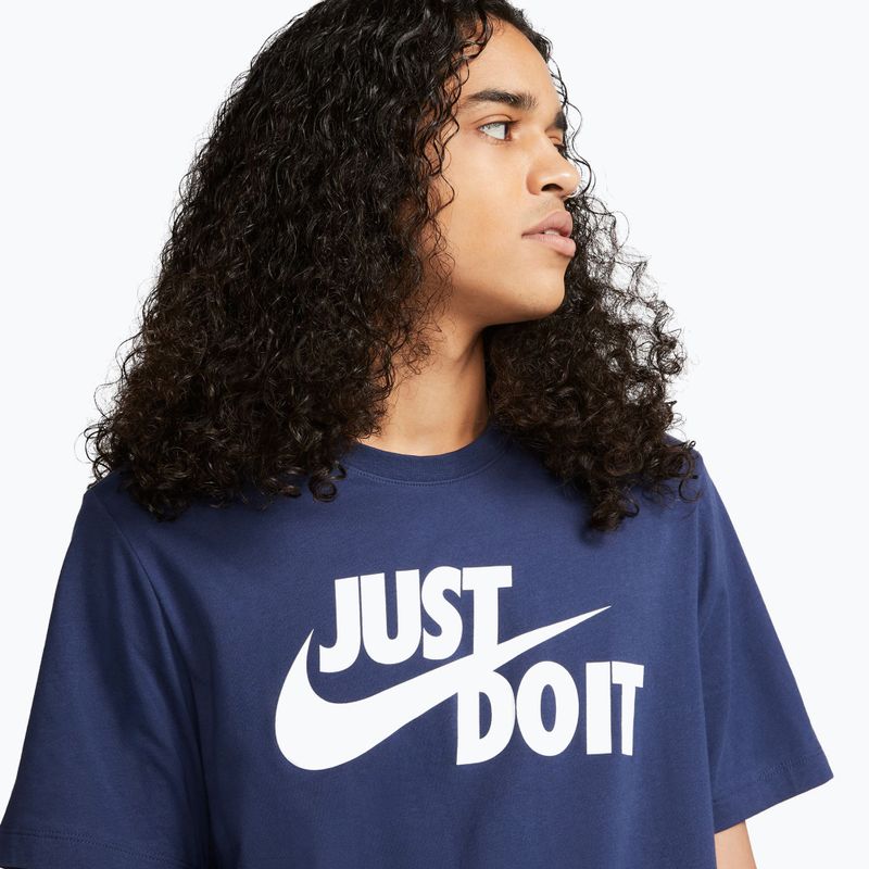 Pánské tričko na lezení Nike Sportswear JDI midnight navy/white 4