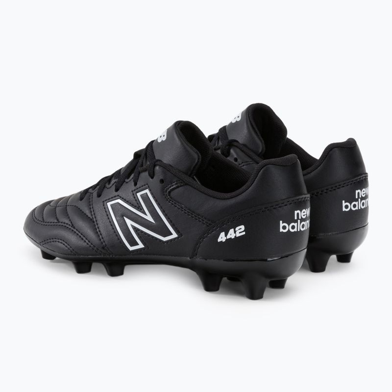 New Balance 442 V2 Academy FG dětské kopačky černé JS43FBK2.M.035 3