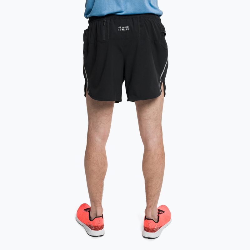 Pánské běžecké šortky New Balance Impact Run 5" černé MS21268BK 3