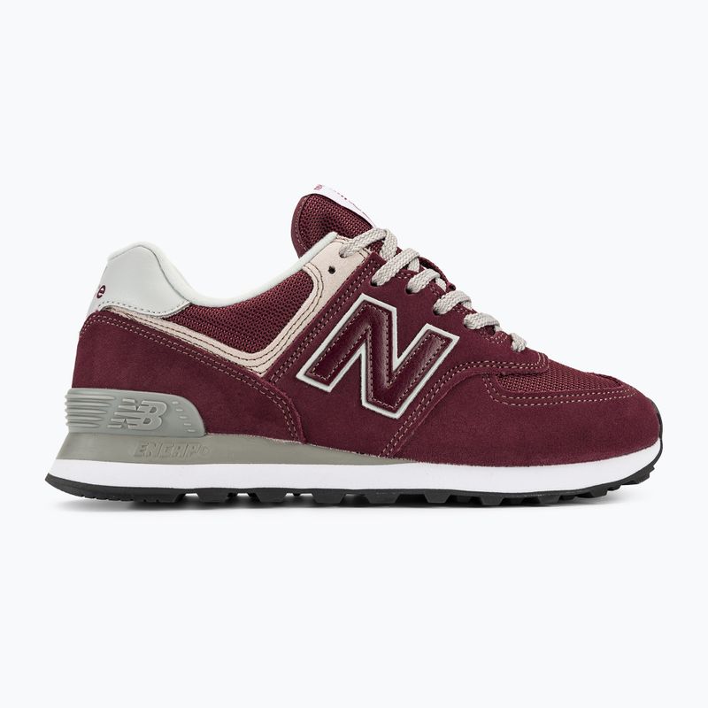 Boty  New Balance 574 burgundy 2
