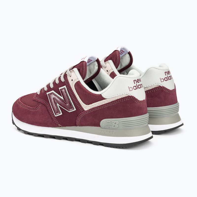 Boty  New Balance 574 burgundy 3