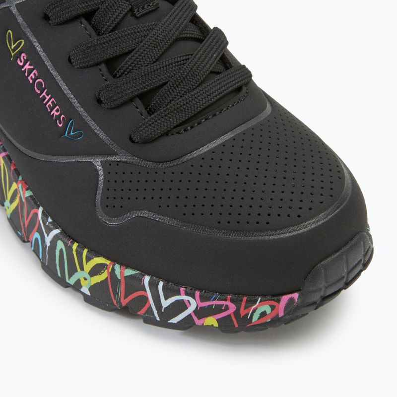 Dětské boty SKECHERS Uno Lite Lovely Luv black/multicolor 7