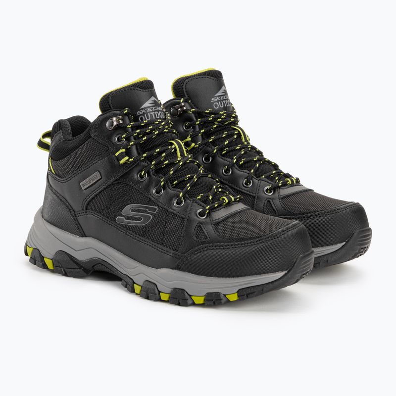 SKECHERS Selmen Melano pánská treková obuv černá 4