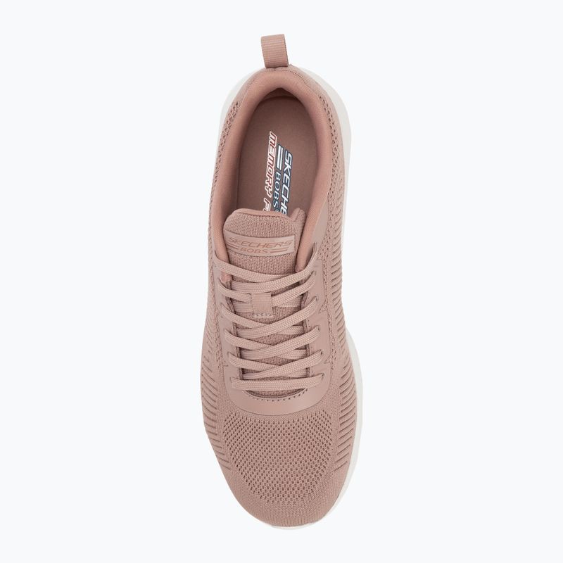 Dámské boty SKECHERS Bobs Squad Chaos Face Off blush pink 5