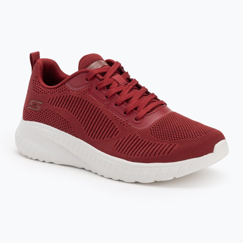 Dámské boty  SKECHERS Bobs Squad Chaos Face Off red