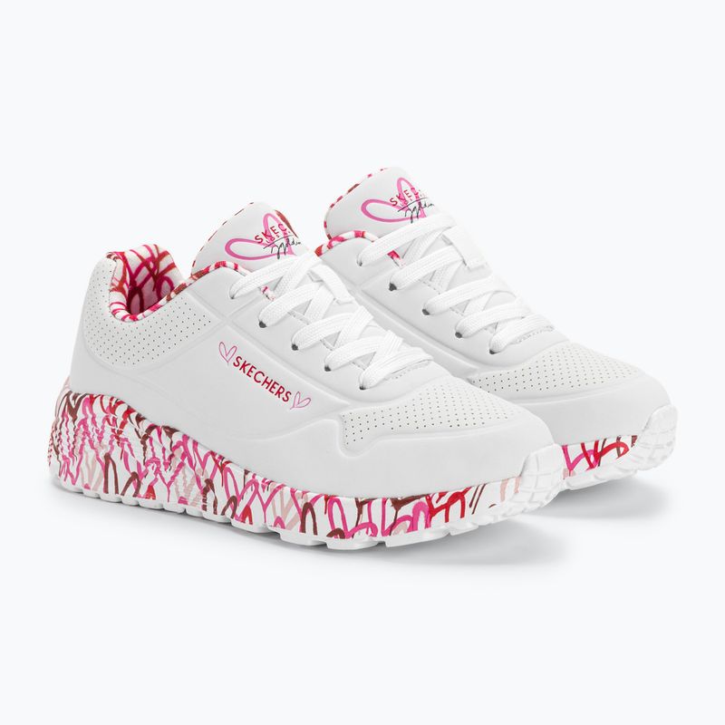 Dětské tenisky SKECHERS Uno Lite Lovely Luv white/red/pink 4