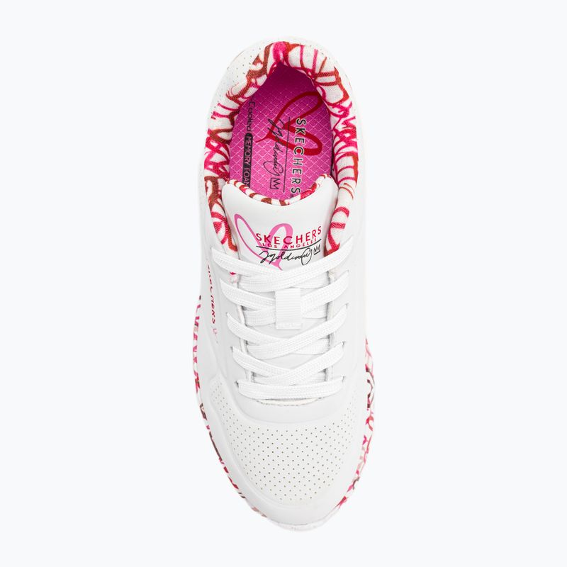 Dětské tenisky SKECHERS Uno Lite Lovely Luv white/red/pink 6