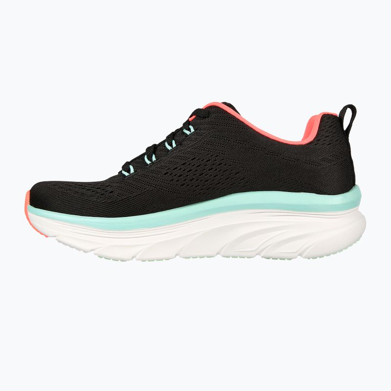 Dámské tenisky SKECHERS D'Lux Walker Let It Glow black/mint 9