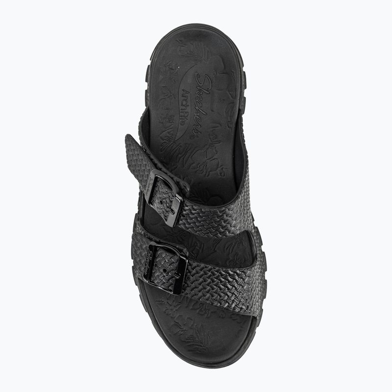 Dámské nazouváky SKECHERS Arch Fit Footsteps Hi'Ness black 7