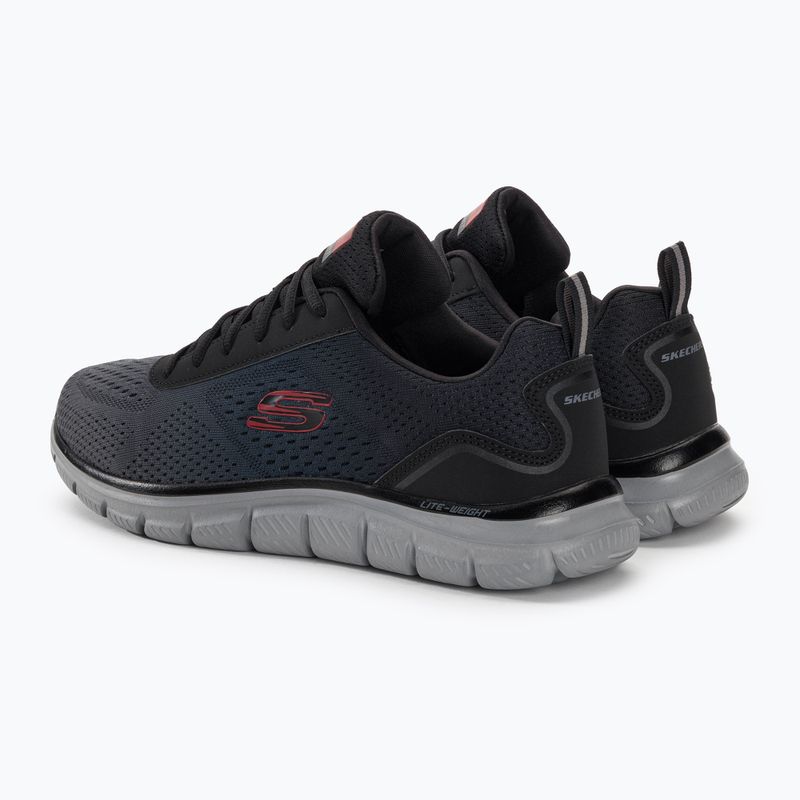 SKECHERS Track Ripkent pánské tréninkové boty black/charcoal 4