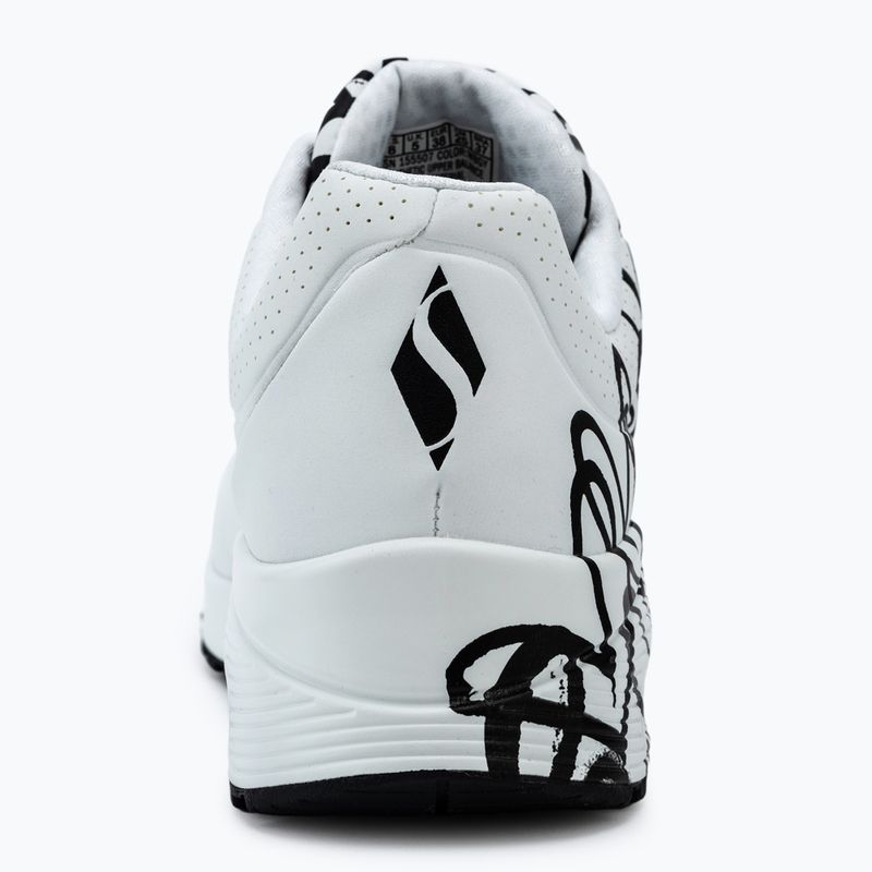 Dámské boty SKECHERS JGoldcrown Uno Spread The Love white/black/gray 6