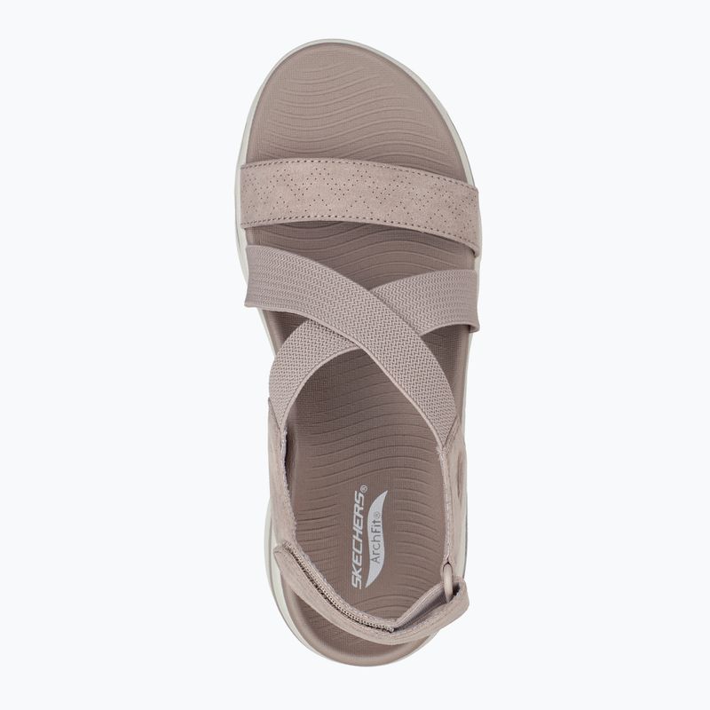 Dámské sandály SKECHERS Go Walk Arch Fit Treasured taupe 11