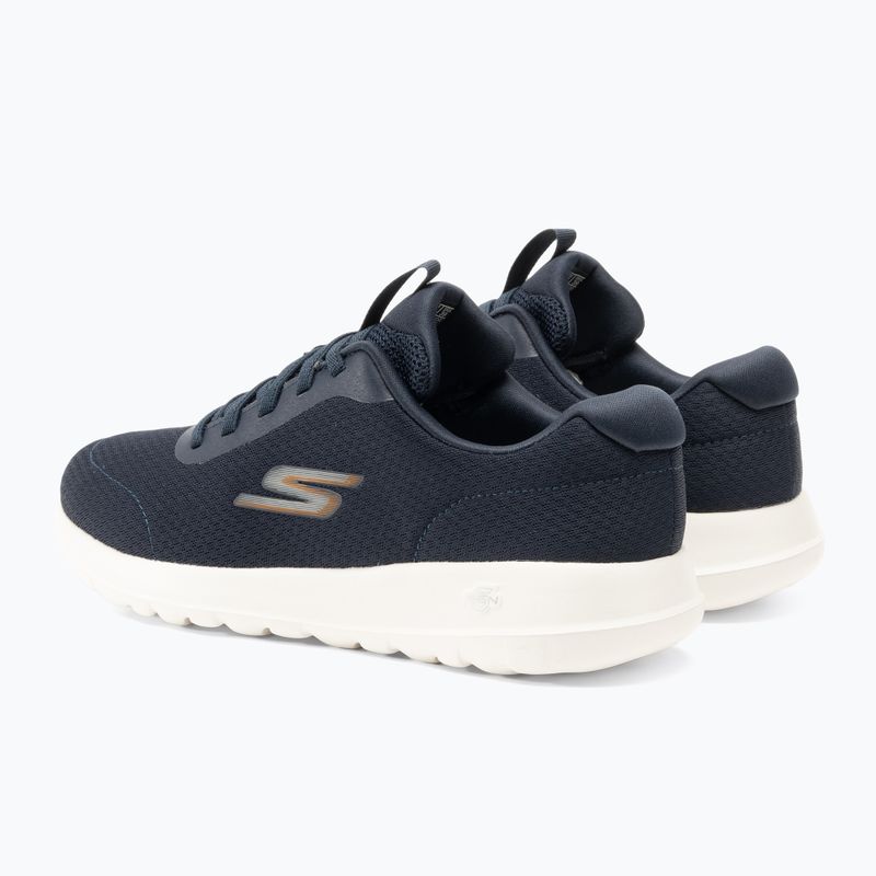 Pánské boty SKECHERS Go Walk Max Midshore navy/white/orange 3