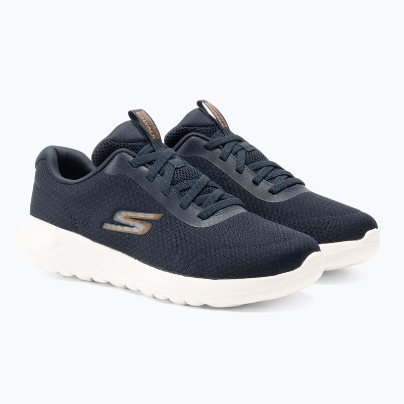 Pánské boty SKECHERS Go Walk Max Midshore navy/white/orange 4