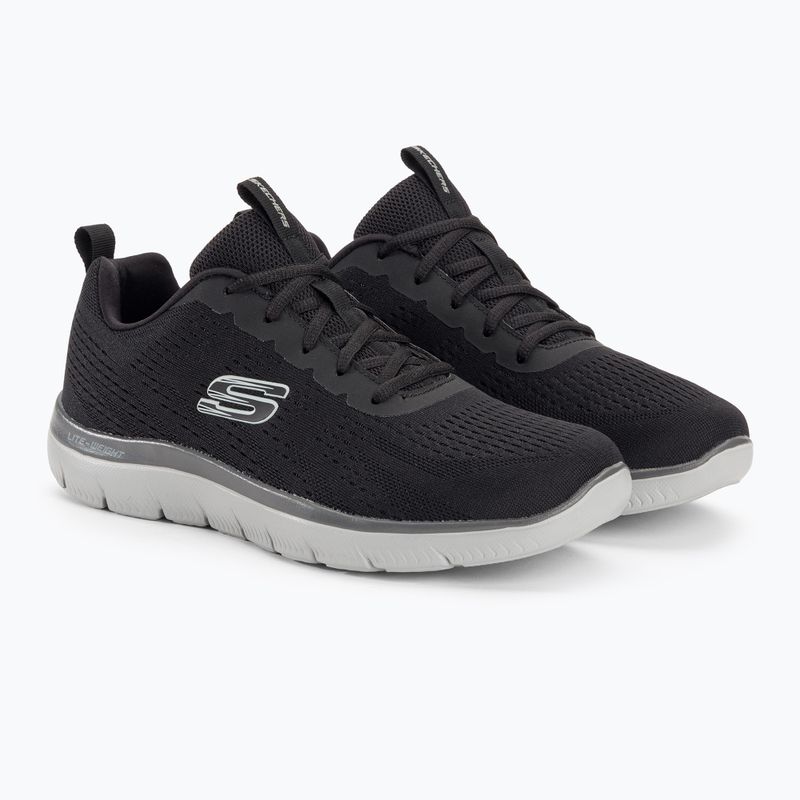 SKECHERS Summits Torre black/charcoal pánské tréninkové boty 4