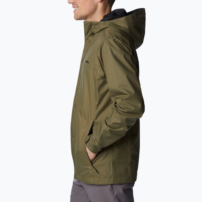 Columbia Watertight II pánská bunda do deště stone green 4
