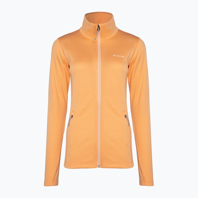 Dámská trekingová mikina Columbia Park View Grid Fleece oranžová 1959713 8