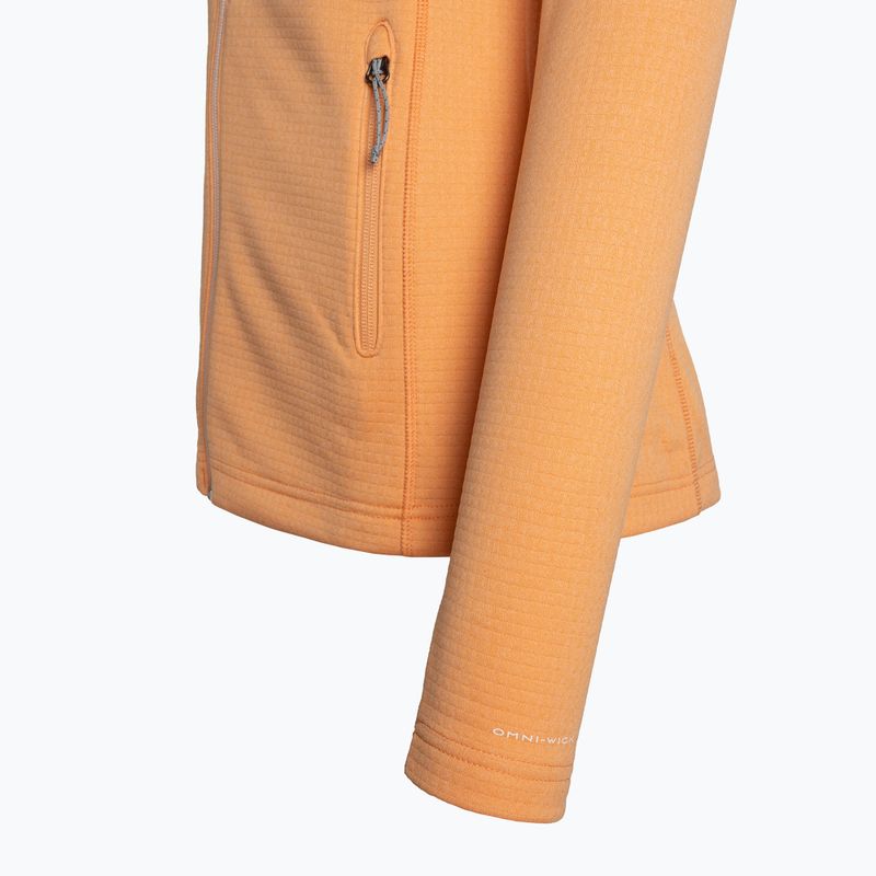 Dámská trekingová mikina Columbia Park View Grid Fleece oranžová 1959713 11