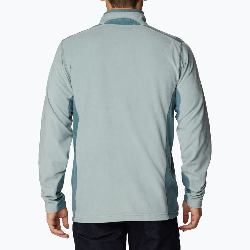 Pánská trekingová mikina Columbia Klamath Range Full Zip zelená 2013604 2