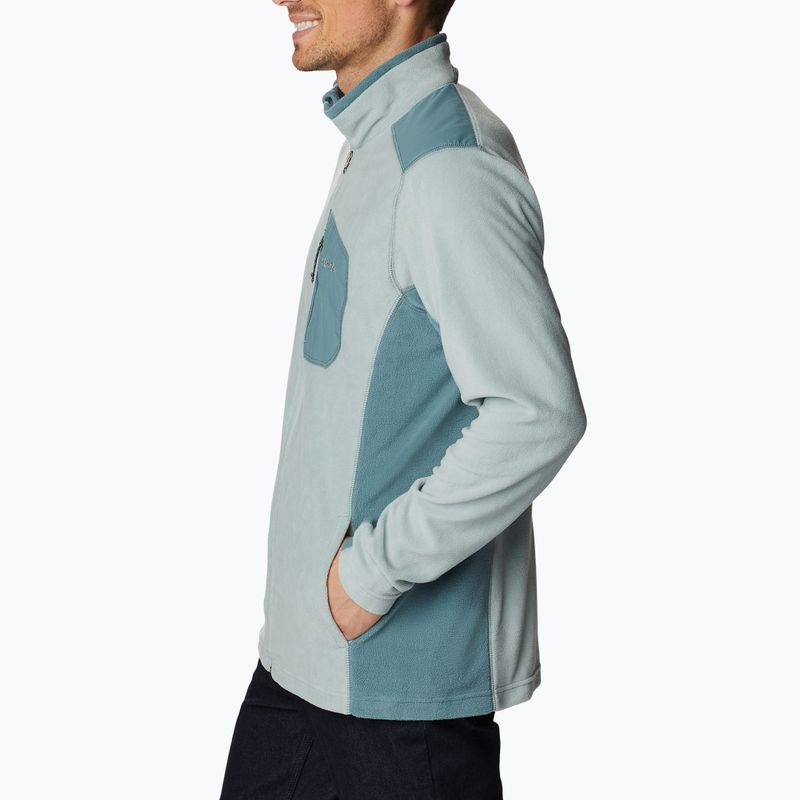 Pánská trekingová mikina Columbia Klamath Range Full Zip zelená 2013604 4