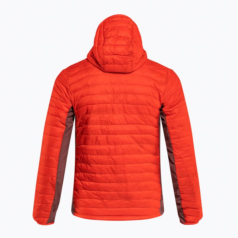 Pánská hybridní bunda Columbia Powder Pass Hooded červená 1773271839 9