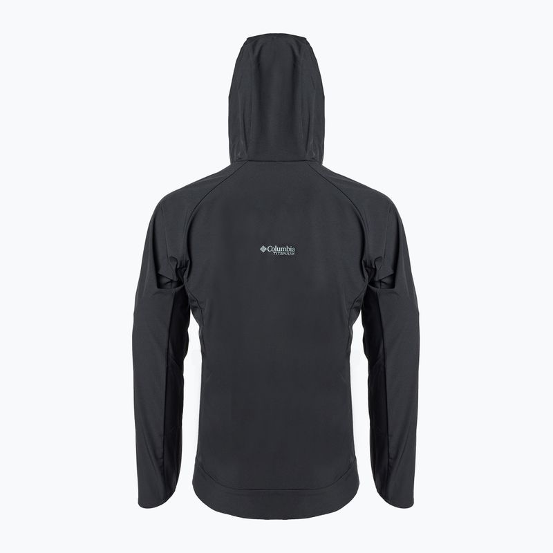 Pánská softshellová bunda Columbia Platinum Peak černá 2034431010 2