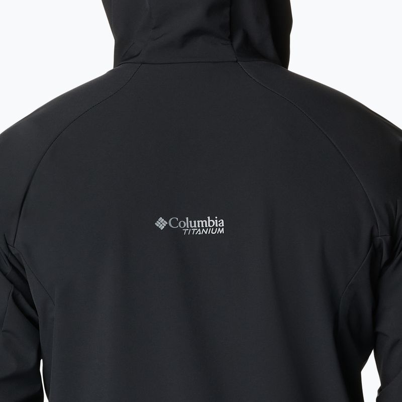 Pánská softshellová bunda Columbia Platinum Peak černá 2034431010 10
