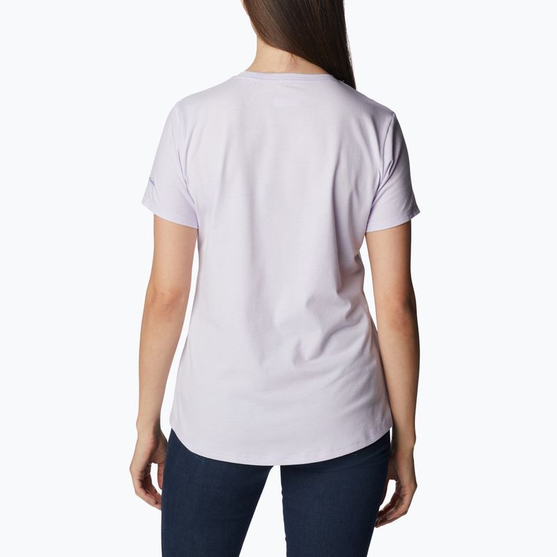 Dámské trekové tričko Columbia Sun Trek Graphic purple 1931753569 2