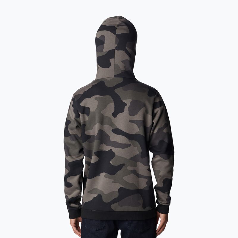 Pánská trekingová mikina Columbia Logo Printed black mod camo 1911652016 2