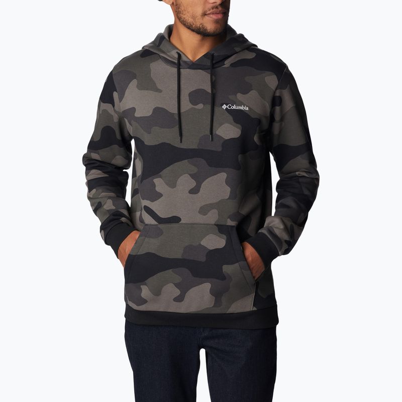 Pánská trekingová mikina Columbia Logo Printed black mod camo 1911652016 3