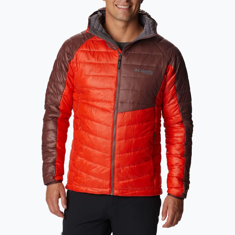 Pánská péřová bunda Columbia Platinum Peak Hooded červená 2008611839 3