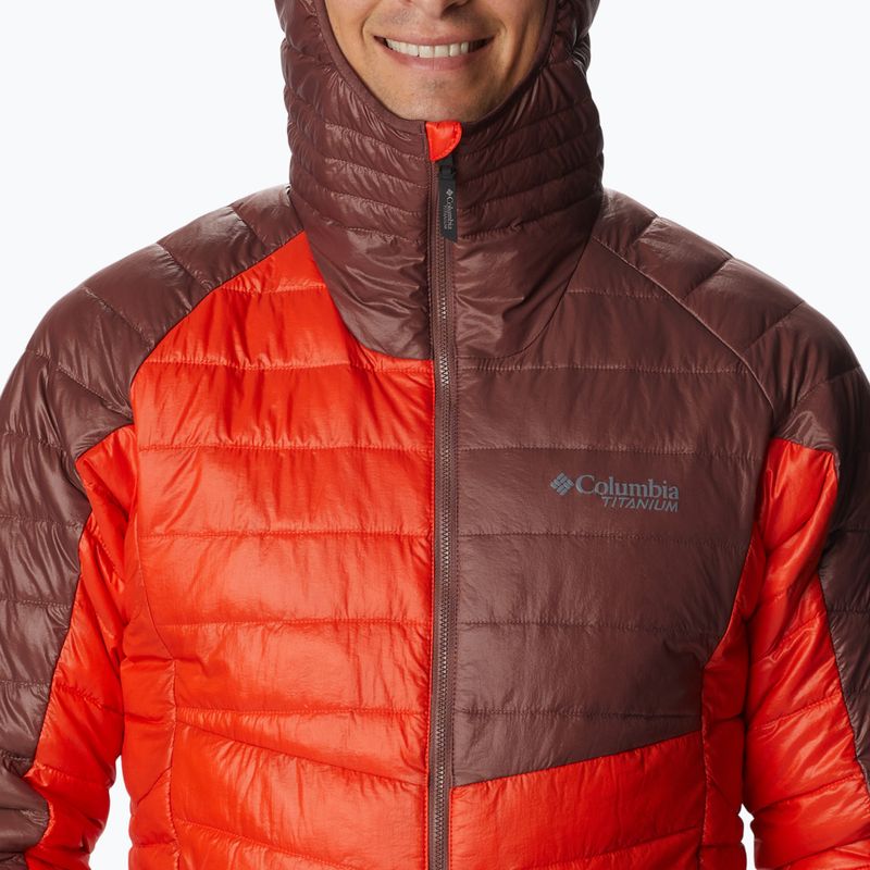 Pánská péřová bunda Columbia Platinum Peak Hooded červená 2008611839 6