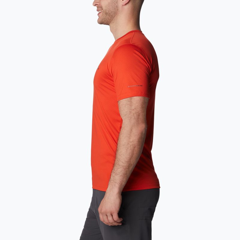 Pánské trekingové tričko  Columbia Zero Rules červené 1533313840 3
