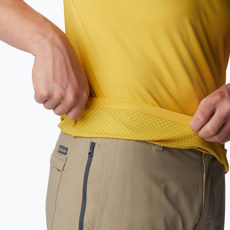 Pánské trekingové tričko Columbia Zero Rules žluté 1533313742 5