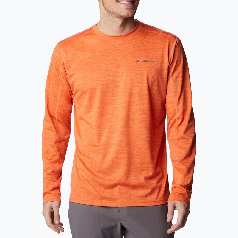 Pánské trekingové tričko  Columbia Alpine Chill Zero LS oranžové 1990533