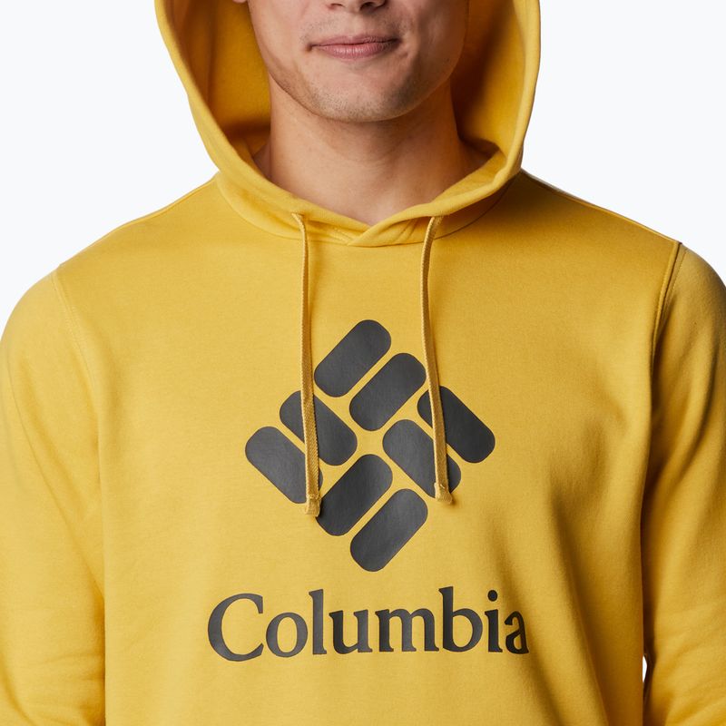 Pánská trekingová mikina Columbia Trek Hoodie žlutá 1957913 5