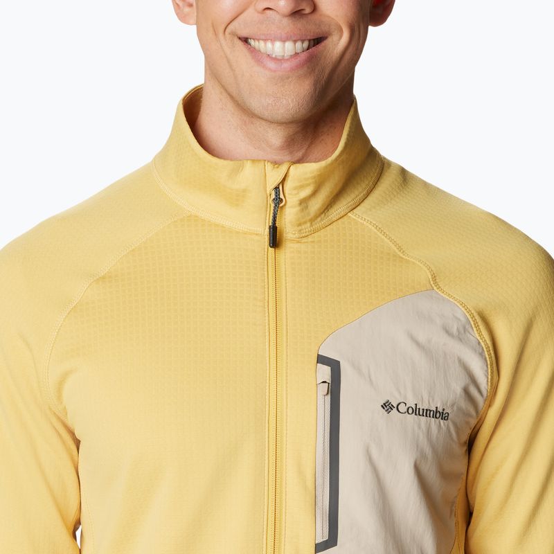 Pánská trekingová mikina Columbia Triple Canyon Full Zip žlutá 2031311 6