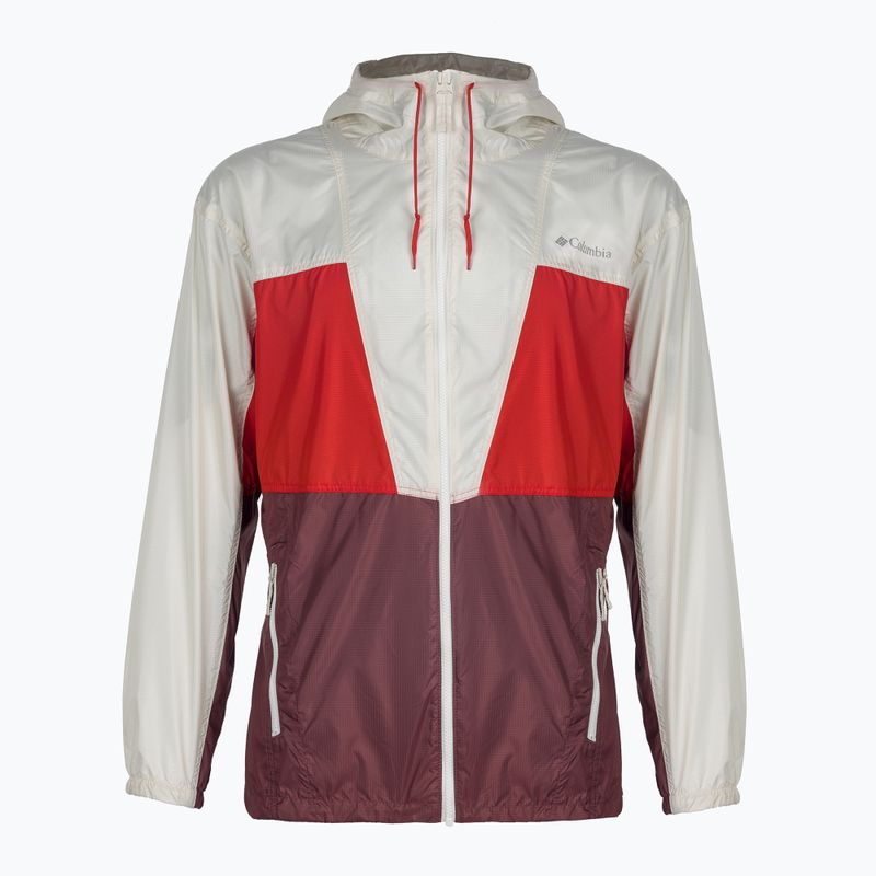 Pánská bunda větrovka Columbia Trail Traveler light raisin/spicy/chalk 2036873640