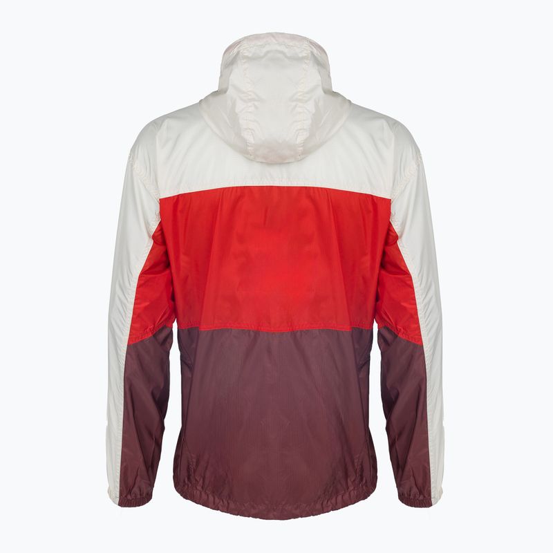 Pánská bunda větrovka Columbia Trail Traveler light raisin/spicy/chalk 2036873640 2