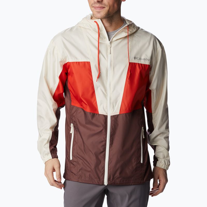 Pánská bunda větrovka Columbia Trail Traveler light raisin/spicy/chalk 2036873640 6