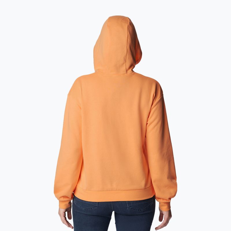 Dámská trekingová mikina Columbia Logo III French Terry oranžová 2032871812 2