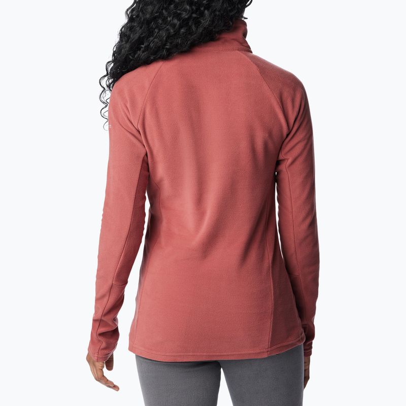 Columbia Glacial IV 1/2 Zip beetroot dámská trekingová mikina 3