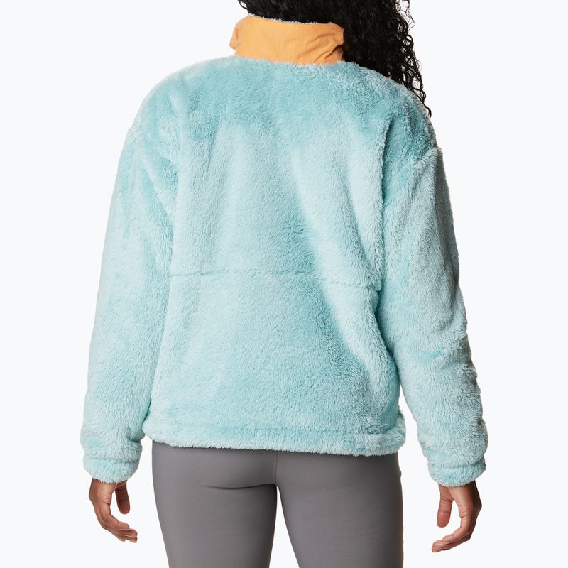 Columbia Boundless Discovery Sherpa dámská trekingová mikina aqua haze/sunset peach 2