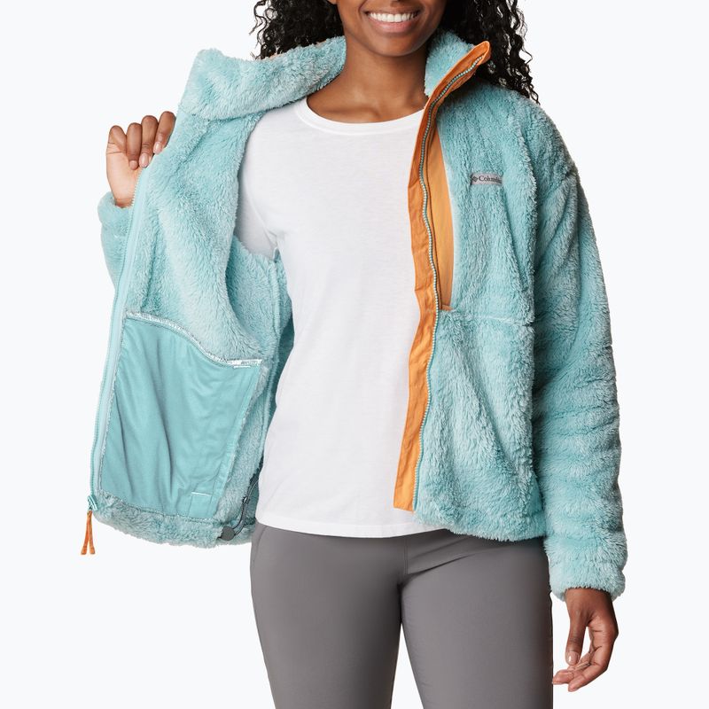 Columbia Boundless Discovery Sherpa dámská trekingová mikina aqua haze/sunset peach 5
