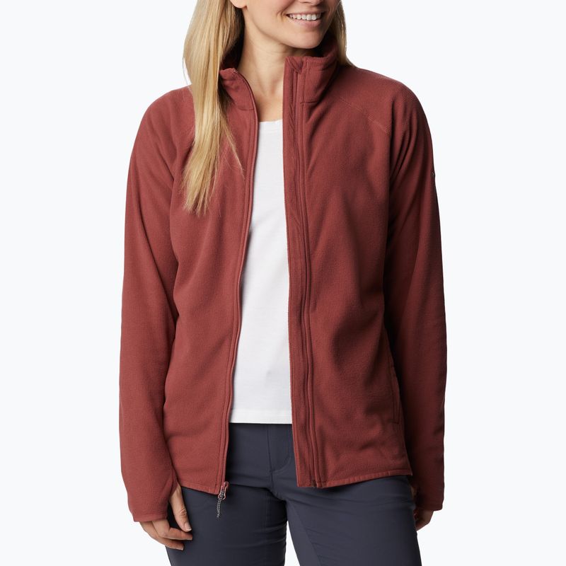 Columbia Back Beauty beetroot dámská trekingová mikina 4