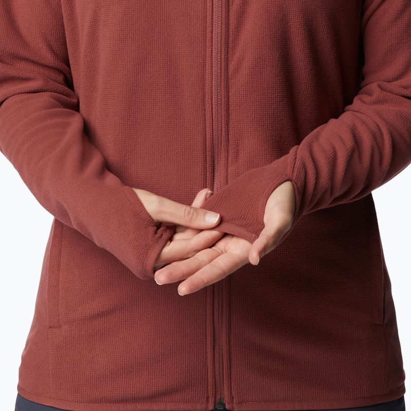 Columbia Back Beauty beetroot dámská trekingová mikina 7