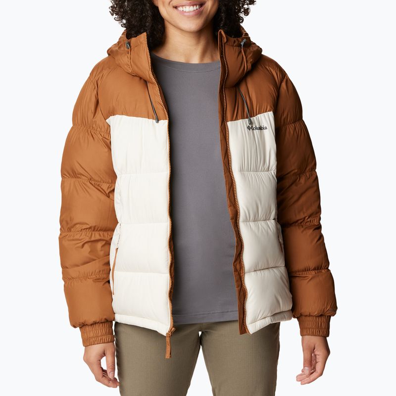 Columbia Pike Lake Insulated II dámská péřová bunda camel brown/chalk 4